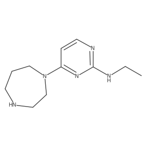 4-(1,4-diazepan-1-yl)-N-ethylpyrimidin-2-amine Structure