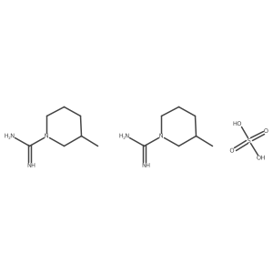 3-Methylpiperidine-1-carboximidamide hemisulfate结构式