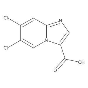 6,7-Dichloroimidazo[1,2-a]pyridine-3-carboxylic acid Structure