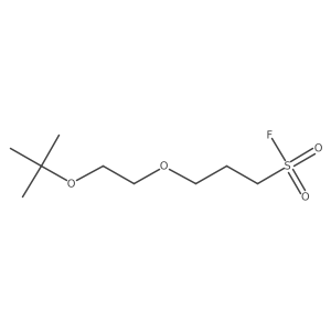 3-[2-(Tert-butoxy)ethoxy]propane-1-sulfonyl fluoride结构式
