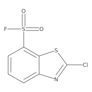 2-Chloro-1,3-benzothiazole-7-sulfonyl fluoride结构式