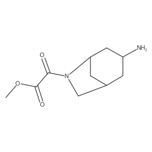 Methyl 2-{3-amino-6-azabicyclo[3.2.1]octan-6-yl}-2-oxoacetate Structure