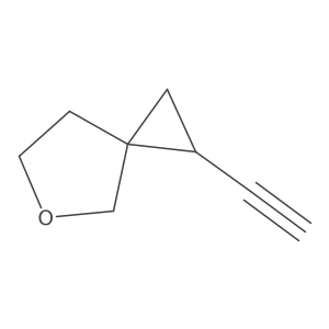 1-Ethynyl-5-oxaspiro[2.4]heptane结构式