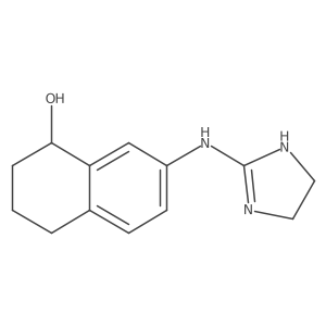 7-[(4,5-Dihydro-1H-imidazol-2-yl)amino]-1,2,3,4-tetrahydro-1-naphthalenol Structure
