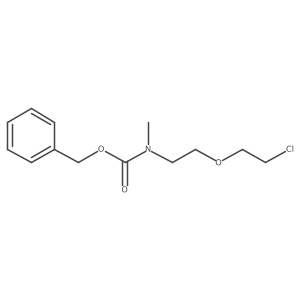 benzyl N-[2-(2-chloroethoxy)ethyl]-N-methyl-carbamate Structure
