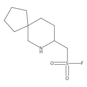 {7-Azaspiro[4.5]decan-8-yl}methanesulfonyl fluoride结构式