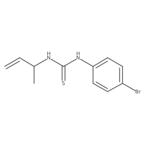 1-(4-Bromophenyl)-3-(but-3-en-2-yl)thiourea Structure