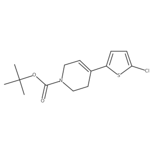 Tert-butyl 4-(5-chlorothiophen-2-yl)-3,6-dihydropyridine-1(2h)-carboxylate Structure