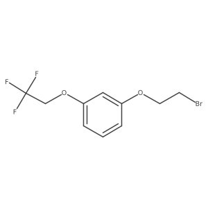1-(2-Bromoethoxy)-3-(2,2,2-trifluoroethoxy)-benzene结构式