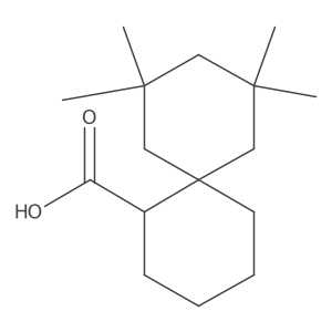 8,8,10,10-Tetramethylspiro[5.5]undecane-1-carboxylic acid结构式