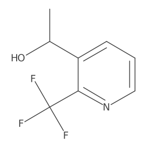 (1R)-1-[2-(Trifluoromethyl)pyridin-3-yl]ethanol Structure