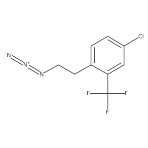 1-(2-Azidoethyl)-4-chloro-2-(trifluoromethyl)benzene结构式