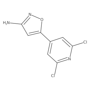 5-(2,6-Dichloropyridin-4-yl)-1,2-oxazol-3-amine Structure