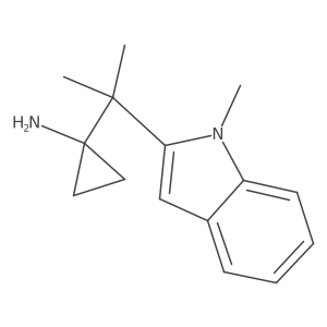 1-[2-(1-methyl-1H-indol-2-yl)propan-2-yl]cyclopropan-1-amine Structure