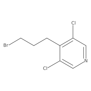 4-(3-Bromopropyl)-3,5-dichloropyridine结构式