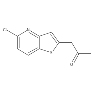 1-{5-Chlorothieno[3,2-b]pyridin-2-yl}propan-2-one Structure