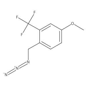 1-(Azidomethyl)-4-methoxy-2-(trifluoromethyl)benzene结构式