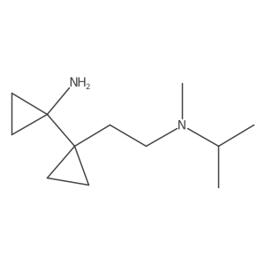 1-(1-{2-[Methyl(propan-2-yl)amino]ethyl}cyclopropyl)cyclopropan-1-amine Structure