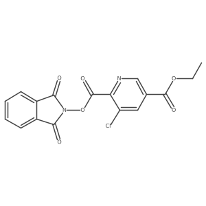 2-(1,3-dioxo-2,3-dihydro-1H-isoindol-2-yl) 5-ethyl 3-chloropyridine-2,5-dicarboxylate Structure