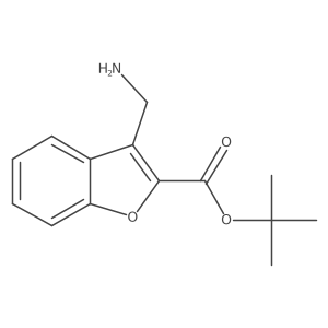 Tert-butyl 3-(aminomethyl)-1-benzofuran-2-carboxylate Structure