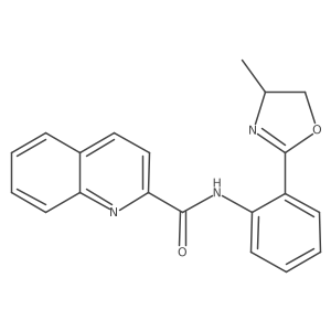 (S)-N-(2-(4-Methyl-4,5-dihydrooxazol-2-yl)phenyl)quinoline-2-carboxamide Structure