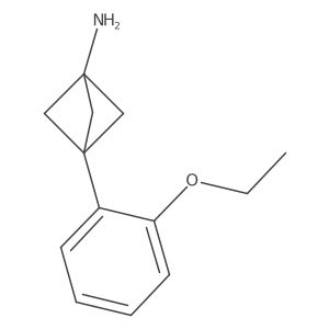 3-(2-Ethoxyphenyl)bicyclo[1.1.1]pentan-1-amine Structure