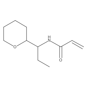 N-[1-(Oxan-2-yl)propyl]prop-2-enamide Structure