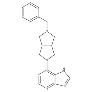 6-{5-benzyl-octahydropyrrolo[3,4-c]pyrrol-2-yl}-9H-purine Structure