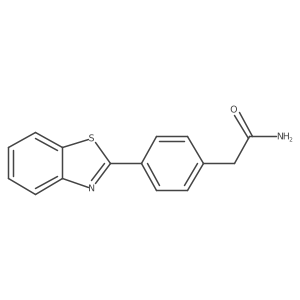 2-[4-(1,3-Benzothiazol-2-yl)phenyl]acetamide Structure
