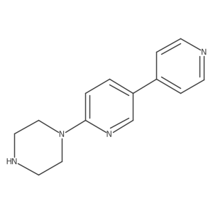 6-(Piperazin-1-yl)-3,4'-bipyridine Structure