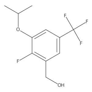 (2-Fluoro-3-isopropoxy-5-(trifluoromethyl)phenyl)methanol结构式