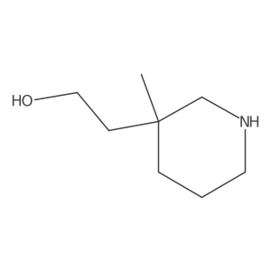 2-(3-Methylpiperidin-3-yl)ethan-1-ol结构式