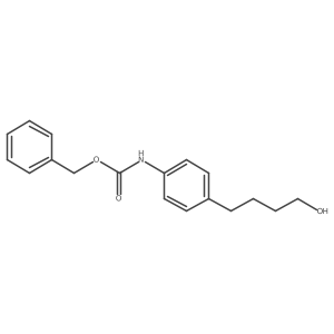 benzyl N-[4-(4-hydroxybutyl)phenyl]carbamate Structure