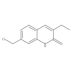 7-(Chloromethyl)-3-ethyl-2(1H)-quinolinone Structure