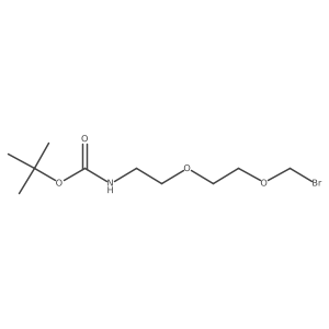 tert-Butyl (2-(2-(bromomethoxy)ethoxy)ethyl)carbamate Structure