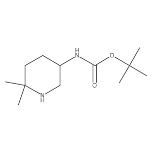 Tert-butyl (R)-(6,6-dimethylpiperidin-3-YL)carbamate Structure