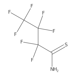 2,2,3,3,4,4,4-Heptafluorobutanethioamide Structure