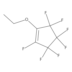 1-Ethoxy-2,3,3,4,4,5,5-heptafluorocyclopent-1-ene Structure