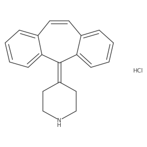 Demethylcyproheptadine Hydrochloride结构式
