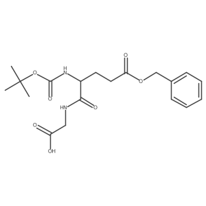 BOC-Glu(OBzl)-Gly-OH结构式