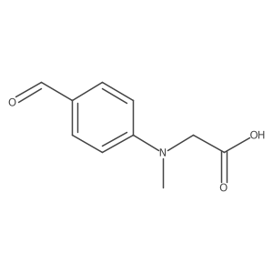 [4-Formyl(methyl)anilino]acetic acid结构式