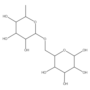 6-O-(alpha-L-Rhamnopyranosyl)-D-glucopyranose Structure