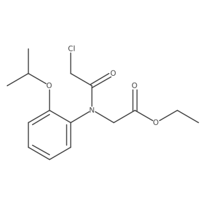 Glycine, N-(chloroacetyl)-N-[2-(1-methylethoxy)P Structure