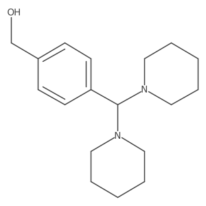 Benzenemethanol,4-(di-1-piperidinylmethyl)- Structure