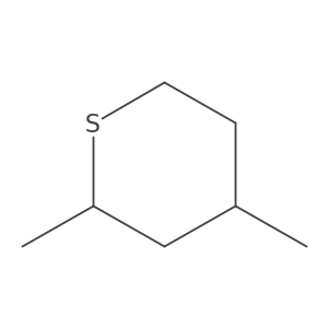trans-2,4-Dimethylthiane结构式