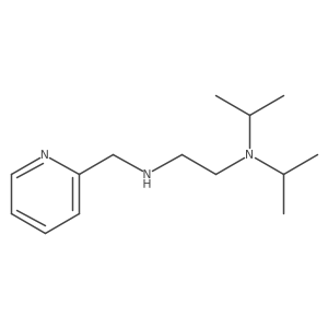 N1,N1-Diisopropyl-N2-(pyridin-2-ylmethyl)ethane-1,2-diamine结构式
