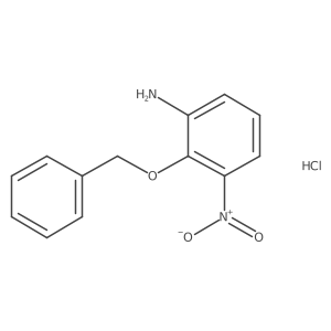 2-Benzyloxy-3-nitrophenylamine hydrochloride结构式