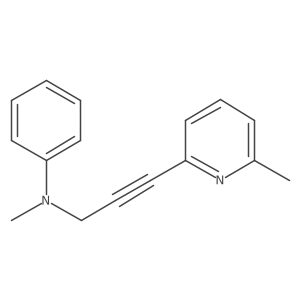 N-methyl-N-[3-(6-methylpyridin-2-yl)prop-2-yn-1-yl]aniline结构式