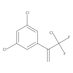 1,3-Dichloro-5-[1-(chlorodifluoromethyl)ethenyl]benzene结构式