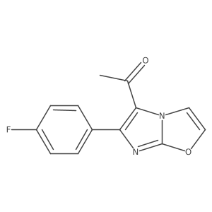 1-[6-(4-Fluorophenyl)imidazo[2,1-b][1,3]oxazol-5-yl]ethanone结构式